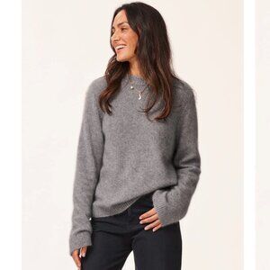 Unsubscribed Cozy Crewneck Sweater in Grey, Size Medium